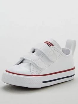 image of Converse Chuck Taylor All Star Ox 2V Infant Trainer - White