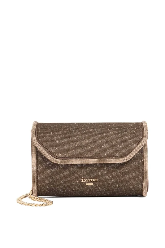 Image of Dune London Womens 'Bellini' Clutch in Metallics Metallics Female One Size
