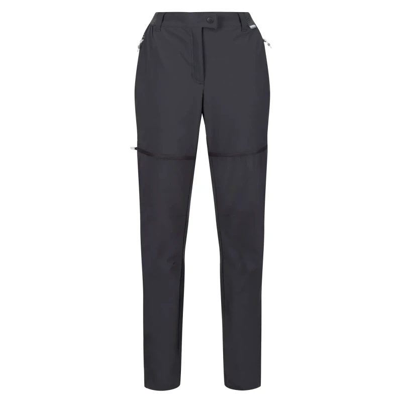 Image of Womens zip off Trousers Regatta Mountain Gris Female 46