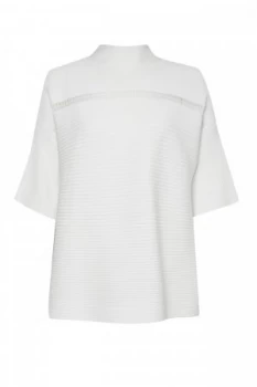 image of French Connection Lois Mozart High Neck Jumper White