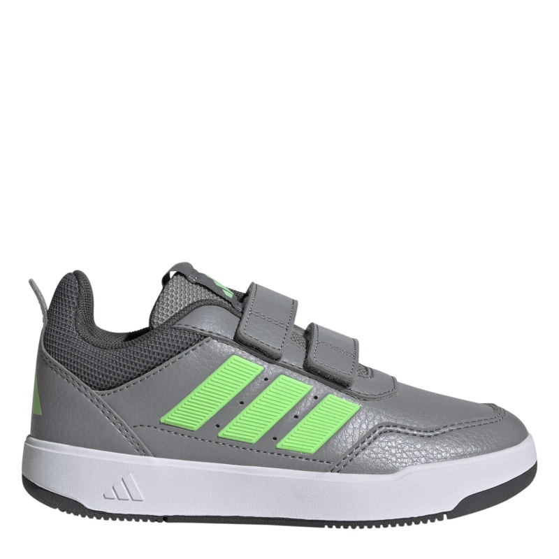 Image of adidas Tensaur 3 Trainers Child Grey/Green male C10 (28)