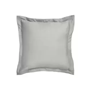 Image of Ted Baker 250 Thread Count Plain Dye Square Oxford Pillowcase, Silver