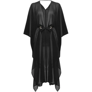 Image of Biba Biba Chiffon Kaftan - Black
