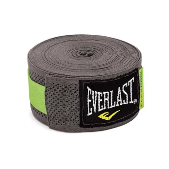 image of Everlast Energel Hand Wraps - GREY/GREEN