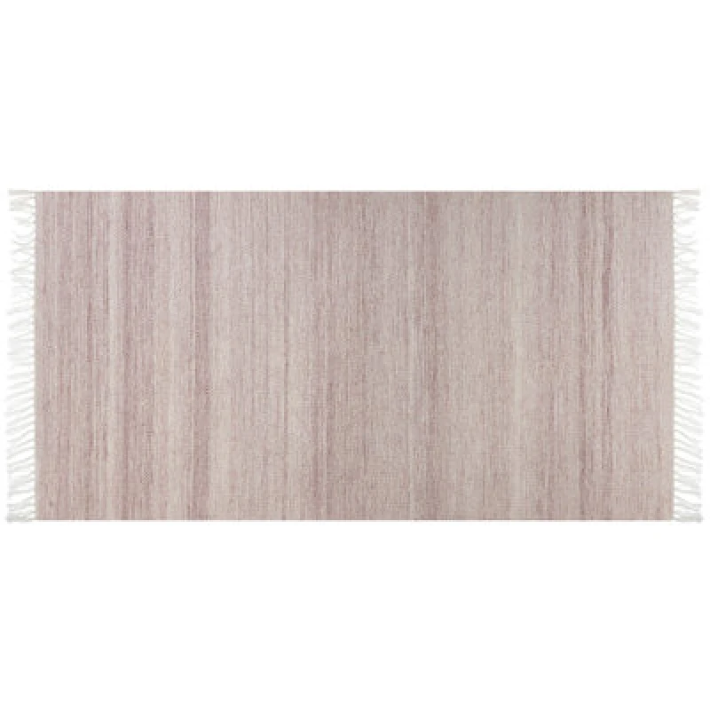 Image of Beliani Rug Malhia Light Red 80 X 150 Cm