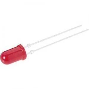Image of LED wired Yellow Circular 5mm 10 mcd 60