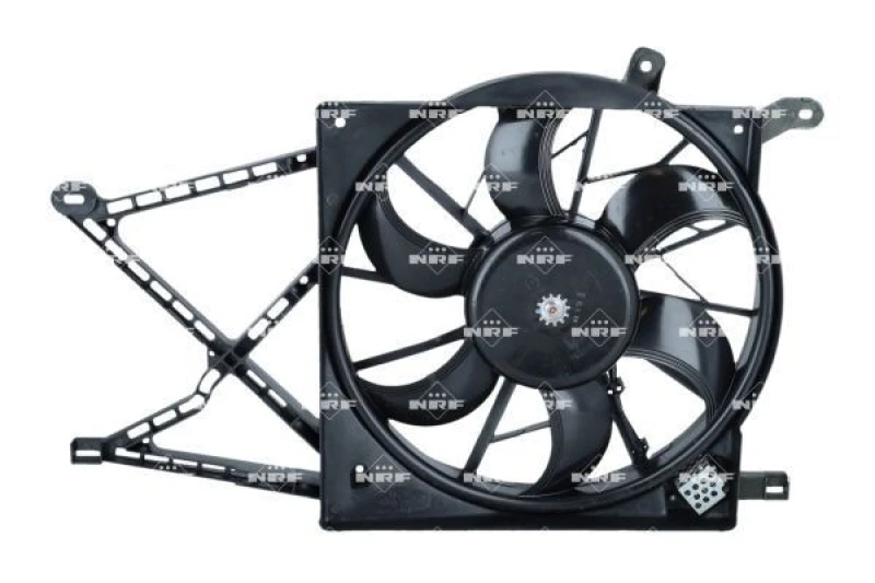 Image of NRF 47749 Cooling Fan D1: 387mm, with radiator fan shroud Fan,radiator (508)