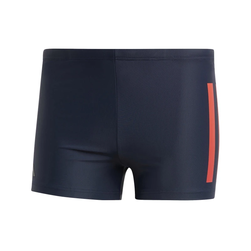 Image of adidas Bold 3 Stripe Boxer Swim Shorts - Blue Blue 3XS(26)
