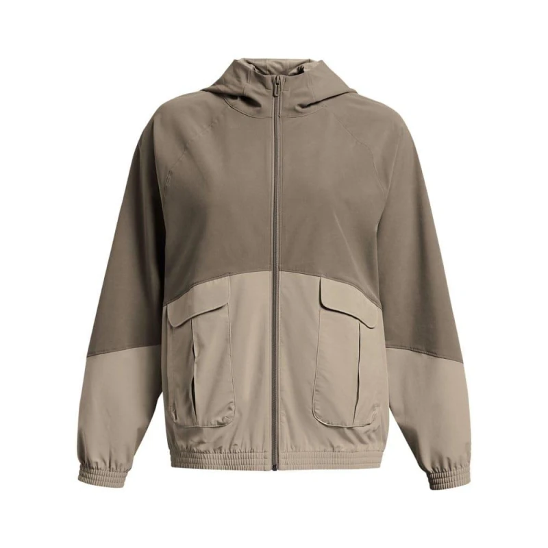 Image of Under Armour UA ArmourSport Cargo Oversized Jacket - Brown Brown 16