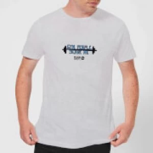 Image of Plain Lazy Gym People Scare Me Mens T-Shirt - Grey - L