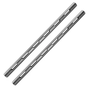 Image of Kondor Blue 8Inch PPSH 15mm Rod Threaded, Space Gray - 2 Pack