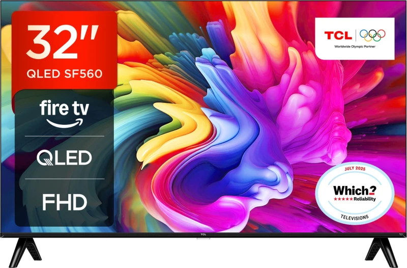 Image of TCL 32" 32SF560-UK Smart Full HD HDR QLED TV