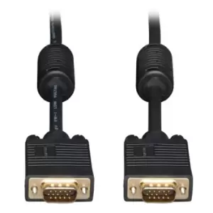 Image of Tripp Lite P502-030 VGA High-Resolution RGB Coaxial Cable (HD15 M/M)) 30 ft. (9.14 m)