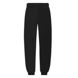 Image of Fruit Of The Loom Childrens/Kids Unisex Jog Pants / Jogging Bottoms (12-13) (Black)