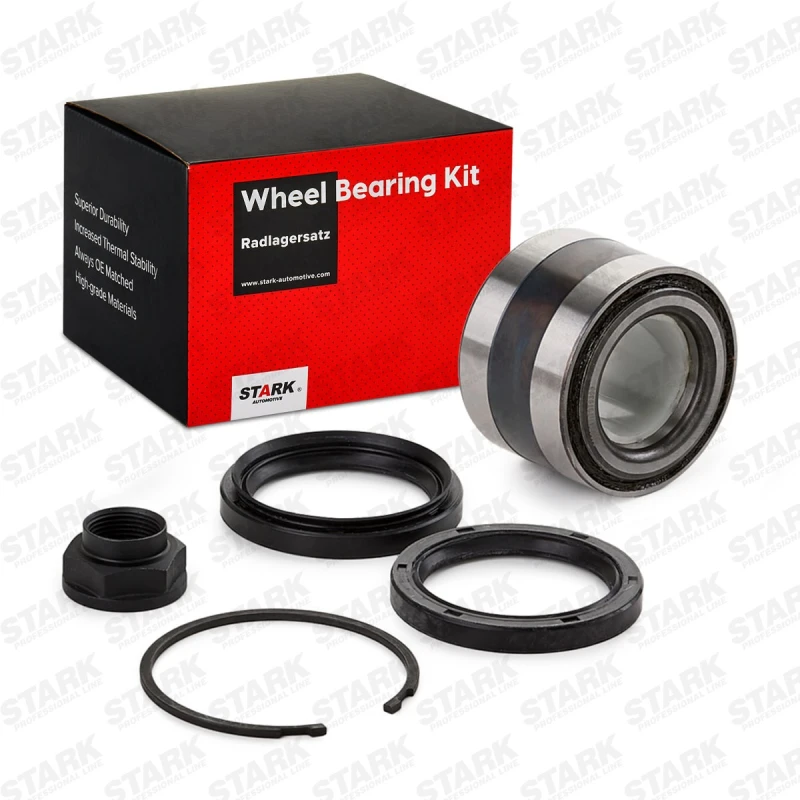 Image of STARK SKWB-0180662 Wheel bearing kit Rear Axle both sides Wheel Bearing Kit (654)