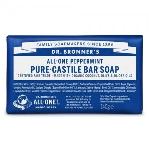 Image of Dr. Bronner's Peppermint ekologiskas kietas muilas
