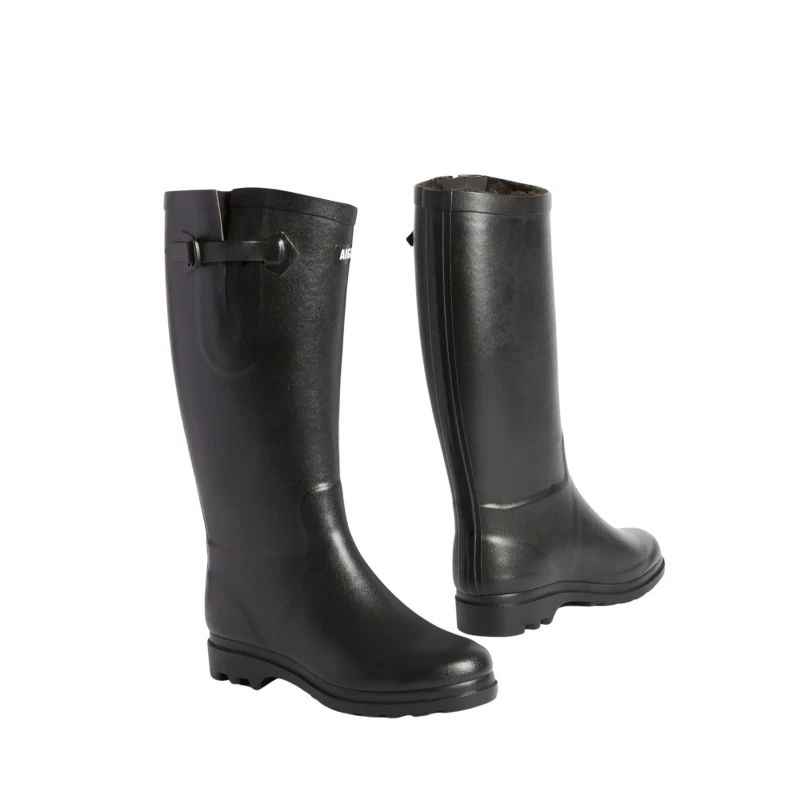Image of Aigle Womens rain boots Aigle F2nl Noir Female 36