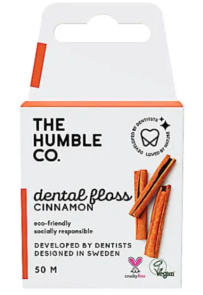 image of The Humble Co Cinnamon Dental Floss 50m