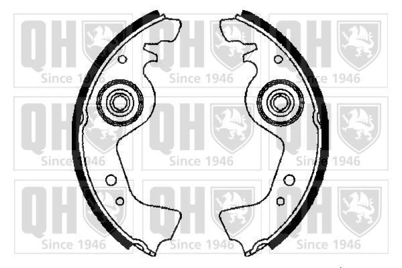 Image of QUINTON HAZELL Brake Shoe Set QUINTON HAZELL BS544