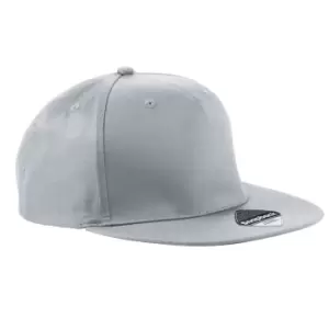 Image of Beechfield Rapper Snapback Cap (One Size) (Light Grey)