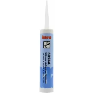 image of Ambersil - 31753-AA 5024A Silicone Adhesive Sealant Clear 310ml