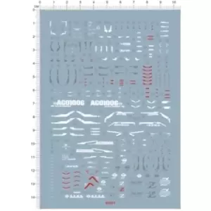 Bandai Hobby GD-101 RG Zeta Gundam Bandai Decal