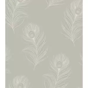 Holden Decor Pavona Sage Wallpaper - 10.05m x 53cm