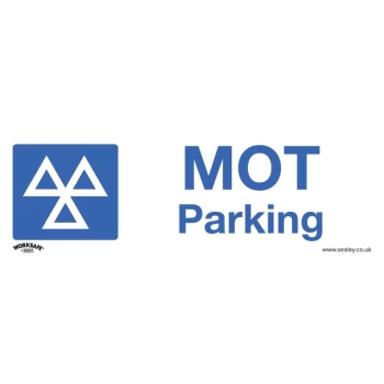 Image of Safety Sign - MOT Parking - Rigid Plastic