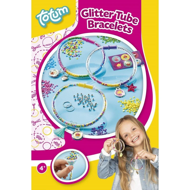 Image of Totum Glitter Tube Bracelets Multi unisex
