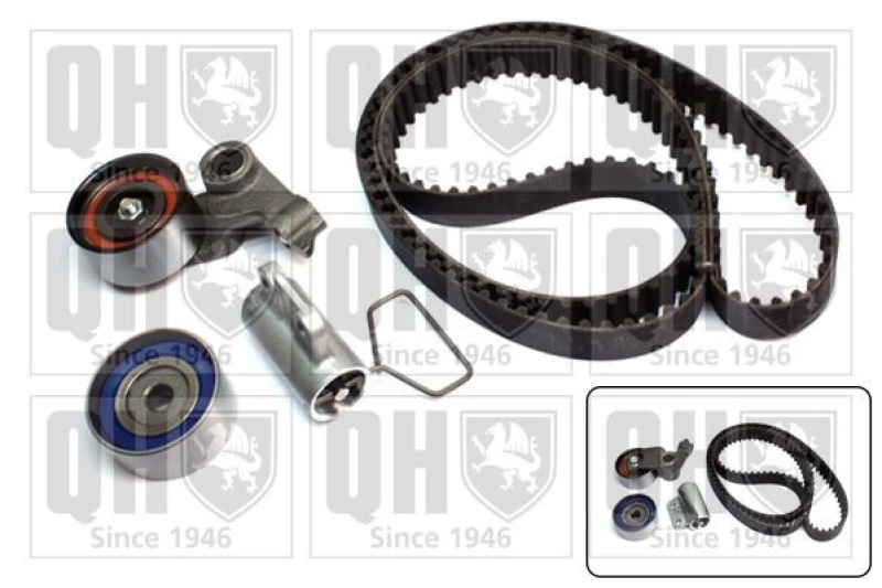 Image of QUINTON HAZELL Timing belt kit QUINTON HAZELL QBK802