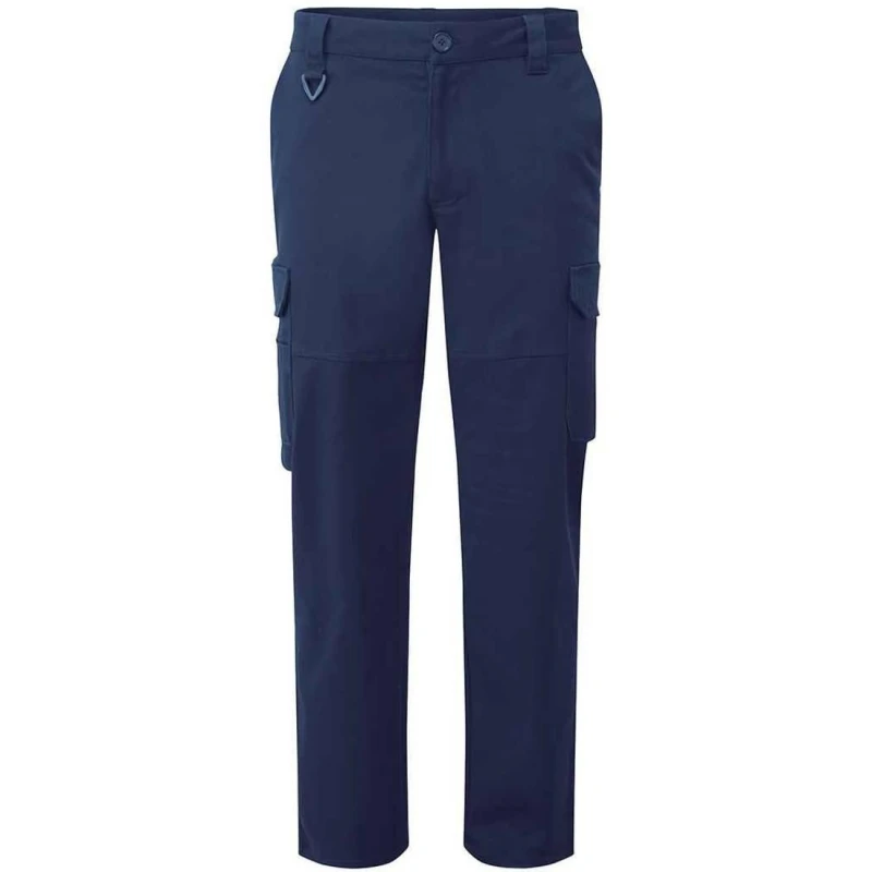 Image of Premier Premier Men Stretchchecker Cargo Trousers in Navy Size: 2X-large Navy XXL Male 5063693809874