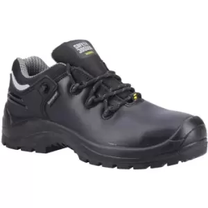 image of Safety Jogger Mens Leather Safety Shoes (6 UK) (Black)