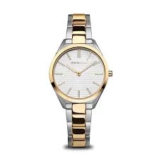 Image of Bering White 'Ultra Slim' Fashion Watch - 17231-704