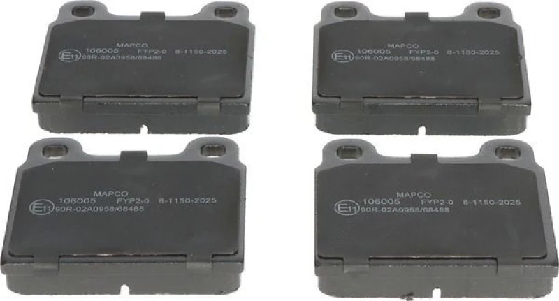 Image of Brake pad set MAPCO 106005