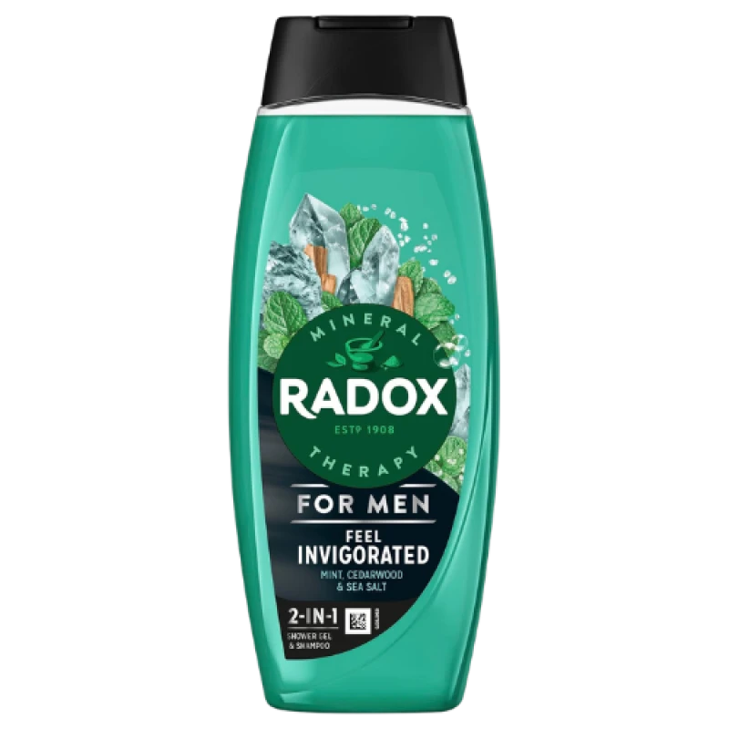 Image of Radox Therapy Feel Invigorated 2-in-1 Shower Gel for Men a 450ml RADOX-567662