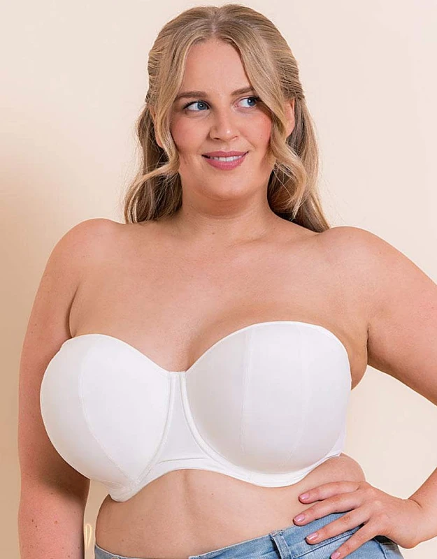 Image of Curvy Kate Curvy Kate Luxe Strapless Bra Pearl Ivory - Curvy Kate - Size: 40J Pearl Ivory Female 40J VK08570