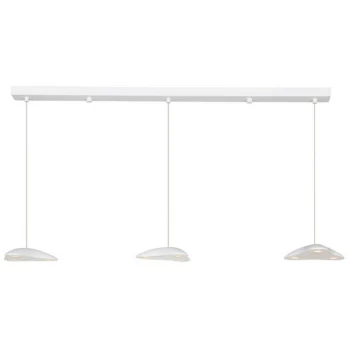 image of Linea Verdace Lighting - Linea Verdace Invador Straight Bar Pendant Ceiling Light Shiny White