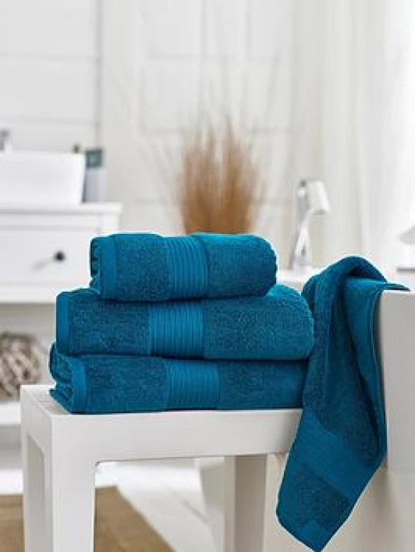 Image of Deyongs Bliss Pima 4 Piece Towel Bale - 2 x Hand & x 2 Bath Towels 1846 in Terracotta Terracotta Unisex