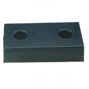 Image of Slingsby VFM Black Heavy Duty Loading Dock Bumper 2-Hole 330103