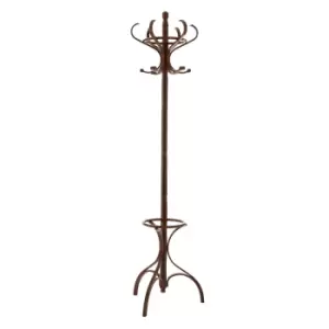 Premier Housewares Birch Coat Stand - Walnut