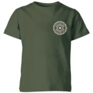 Image of Crystal Maze Fast And Safe Pocket Kids T-Shirt - Forest Green - 11-12 Years