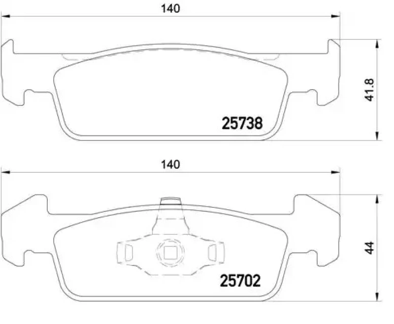 Image of Brake pad set VAICO V21-0031