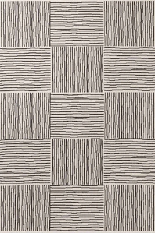 Image of The Rugs Ted Baker Nightingale Reversible Checkered Rug Indoor Outdoor In Black