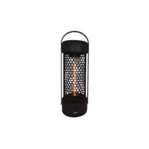 image of Portable Electric Patio Tower Heater, 1200 W - IG9650 - Black - Igenix