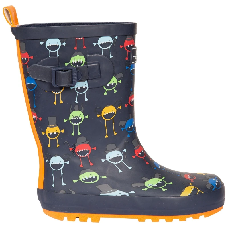 Image of Trespass Puddle Monster Wellington Boots Multi unisex