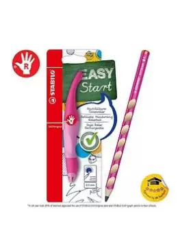 Image of Easystart Bundle Pink Handwriting Pen And Pencil - Right-Handed