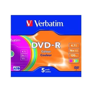 Image of Verbatim 16x 4.7GB Blank DVDR