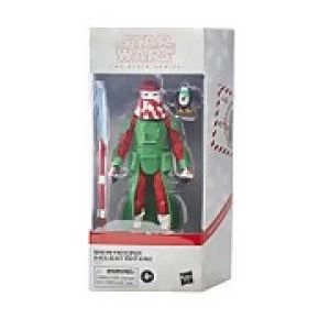 Image of Hasbro Star Wars The Black Series Snowtrooper (Holiday Edition) and Porg 6" Scale Action Figure
