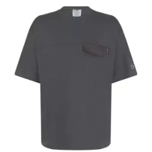 image of Champion Champion Twill Pocket T-Shirt Mens - Grey