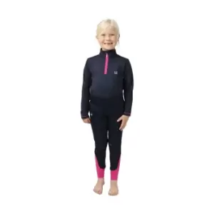 Image of Little Rider Girls Sara Top (5-6 Years) (Pink/Navy)